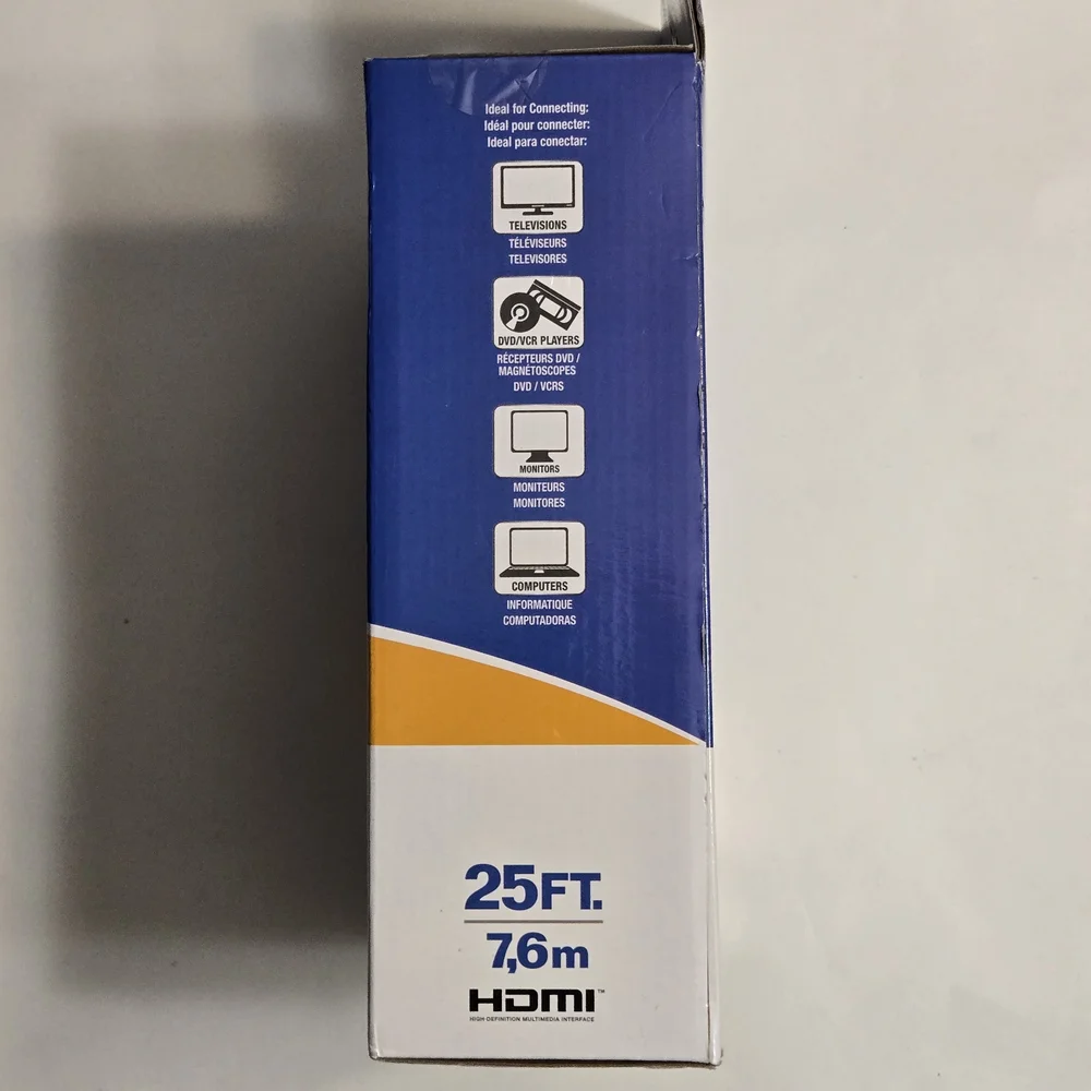 Ultra High-Speed HDMI Cable 25ft - HDMI Male to DVI-D Male